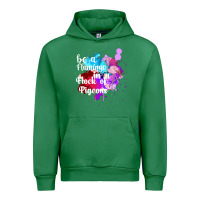 Emerald Be a Flamingo in a Flock of Pigeons Urban Hoodie - Bettercallsaul