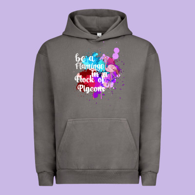 Be A Flamingo In A Flock Of Pigeons Urban Hoodie Designed By Bettercallsaul