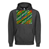 Charcoal Heather st patricks day leopard rainbow Zipper Hoodie - Artiststas