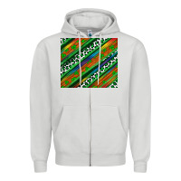 Dove Grey st patricks day leopard rainbow Zipper Hoodie - Artiststas