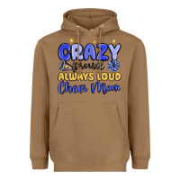 Toasted Coconut crazy proud always loud cheer mom Heavyweight Hoodie - MaliasSmallBusiness
