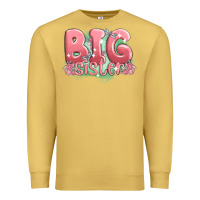 Antique Gold big sister Premium Sweatshirt - MaliasSmallBusiness