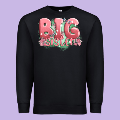 Big Sister Premium Sweatshirt Designed By Maliassmallbusiness