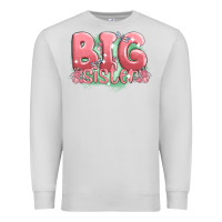Dove Grey big sister Premium Sweatshirt - MaliasSmallBusiness