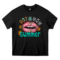 Black hot mom summer Heavy Core Tee - RacoonDesign