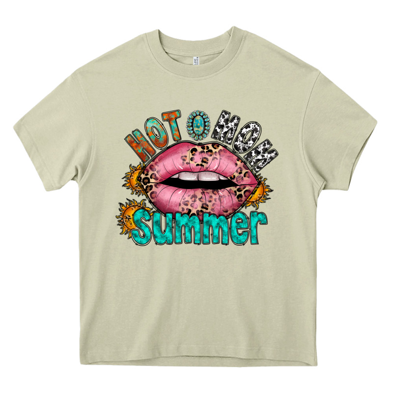 Hot Mom Summer Heavy Core Tee by RacoonDesign | Teevron