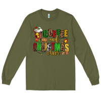 Army Green coffee and christmas cheer Long Sleeve Tee - AdoDesignShop