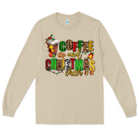 Mushroom coffee and christmas cheer Long Sleeve Tee - AdoDesignShop