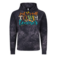Cloud Black just a small town teacher Vintage Hoodie - texasbilliewilder