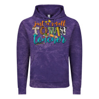 Cloud Purple just a small town teacher Vintage Hoodie - texasbilliewilder