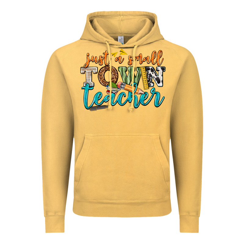Just A Small Town Teacher Vintage Hoodie by texasbilliewilder | Teevron