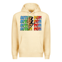 Pina Colada autism mom lightning bolt Premium Hoodie - LillyAllenDesigns