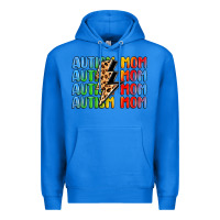 True Royal autism mom lightning bolt Premium Hoodie - LillyAllenDesigns