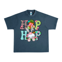 Midnight Navy Hip hop Happy Easter Urban Heavy Tee - Neo Western