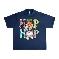 Navy Hip hop Happy Easter Urban Heavy Tee - Neo Western