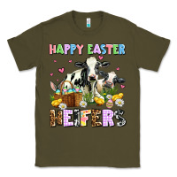 Army Green happy easter heifer's Classic Tee - AdoDesignShop