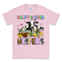 Bubblegum Pink happy easter heifer's Classic Tee - AdoDesignShop