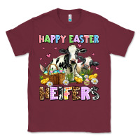 Burgundy happy easter heifer's Classic Tee - AdoDesignShop