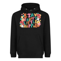 Black stay trippy little hippie Heavyweight Hoodie - MaliasSmallBusiness