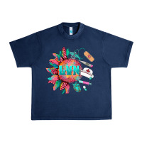 Navy western licensed vocational nurse medical instruments Urban Heavy Tee - BarkalooDesign