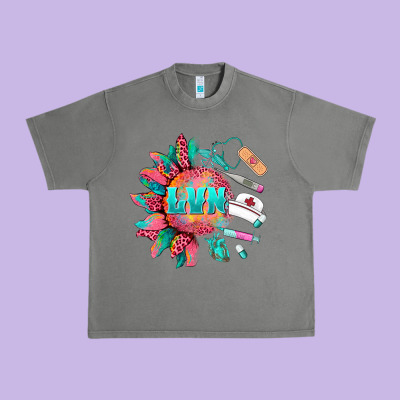 Western Licensed Vocational Nurse Medical Instruments Urban Heavy Tee Designed By Barkaloodesign