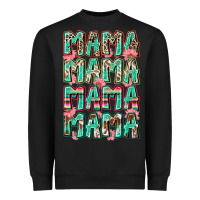 Black mama mama mama mama Heavyweight Sweatshirt - Zillion Design Studio