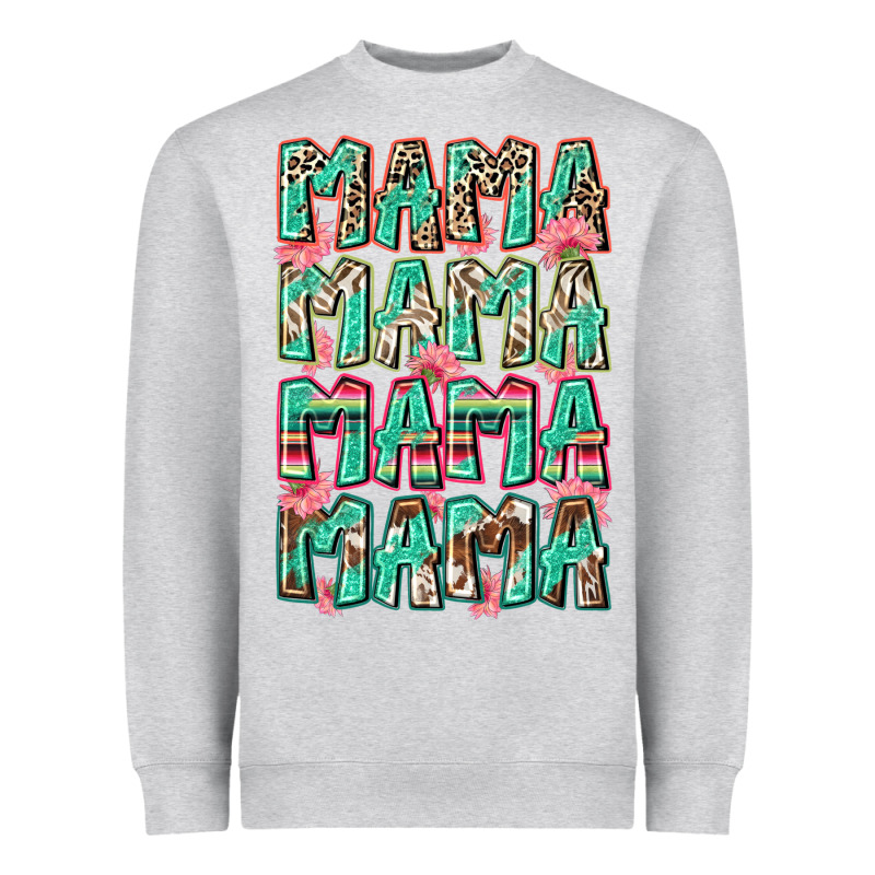 Mama Mama Mama Mama Heavyweight Sweatshirt by Zillion Design Studio | Teevron