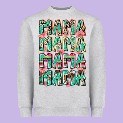 Mama Mama Mama Mama Heavyweight Sweatshirt Designed By Zillion Design Studio