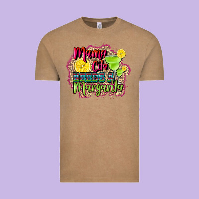 Mama Cita Needs A Margarita Vintage Tee Designed By Cts Tumbler Store