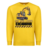 Lemon see you later excavator Premium Sweatshirt - MaliasSmallBusiness