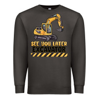 Smoke see you later excavator Premium Sweatshirt - MaliasSmallBusiness