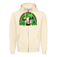 Sandshell st patricks cow rainbow Zipper Hoodie - Artiststas