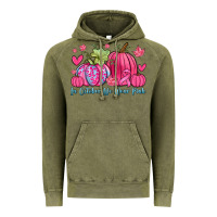Vintage Olive in october we wear pink Vintage Hoodie - Zillion Design Studio