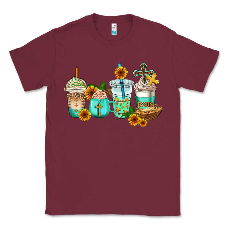 Jesus Coffee Cups Classic Tee by AdoDesignShop | Teevron