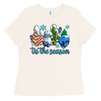 Bone tis the season christmas tree  cake winter and snowman Ladies Tee - AdoDesignShop