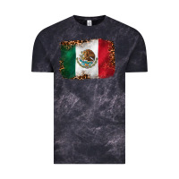 Cloud Black mexican and leopard flag Vintage Tee - CTS Tumbler Store