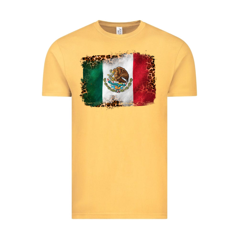 Mexican And Leopard Flag Vintage Tee by CTS Tumbler Store | Teevron