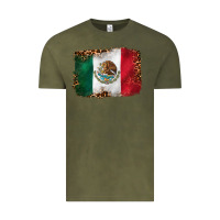 Vintage Olive mexican and leopard flag Vintage Tee - CTS Tumbler Store