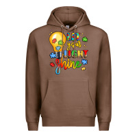 Chestnut let your light shine Premium Hoodie - LillyAllenDesigns