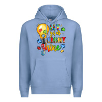 Colony Blue let your light shine Premium Hoodie - LillyAllenDesigns