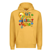 Mustard let your light shine Premium Hoodie - LillyAllenDesigns