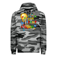 Slate Camo let your light shine Premium Hoodie - LillyAllenDesigns