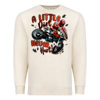 Sandshell a little dirt never hurt dirt bike Premium Sweatshirt - MaliasSmallBusiness