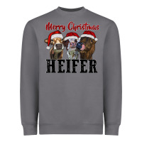 Storm merry christmas heifer Heavyweight Sweatshirt - RanaPortraitStore