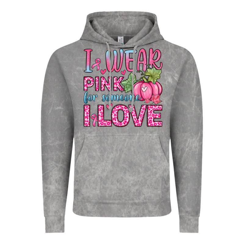 I Wear Pink For Someone I Love Vintage Hoodie by Zillion Design Studio | Teevron