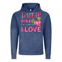 Vintage Denim i wear pink for someone i love Vintage Hoodie - Zillion Design Studio