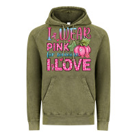 Vintage Olive i wear pink for someone i love Vintage Hoodie - Zillion Design Studio