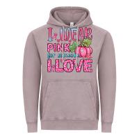 Vintage Zinc i wear pink for someone i love Vintage Hoodie - Zillion Design Studio