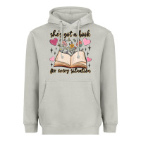 Moon Dust she's got a book for every situation Heavyweight Hoodie - MaliasSmallBusiness
