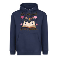 Navy she's got a book for every situation Heavyweight Hoodie - MaliasSmallBusiness